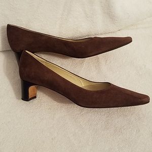 Suede Pumps-VGUC